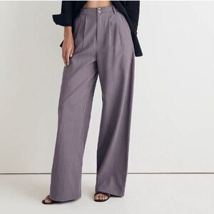 NWT Madewell Harlow Trouser in Smokey Grape (Size 14)